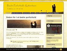 Tablet Screenshot of parforhold-parterapi.dk